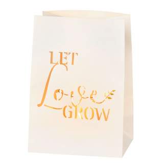 Wolke Sieben Lichttüte "Let love grow" 
