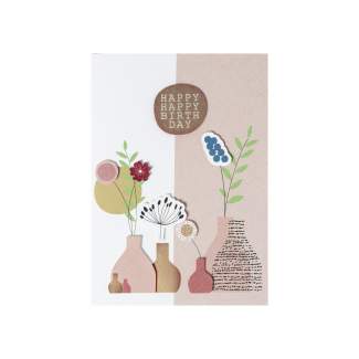 Farbenfreudenkarte "Happy Birthday" 