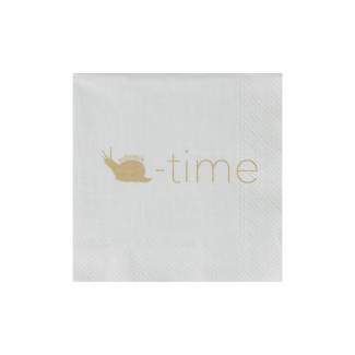 Cocktailservietten "Schneck Time" 