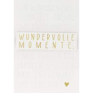 Lieblingsmoment Karte "Wundervolle Momente" 