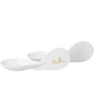 Herzgeschichten. Amuse gueule Löffel-Set "du und ich" 