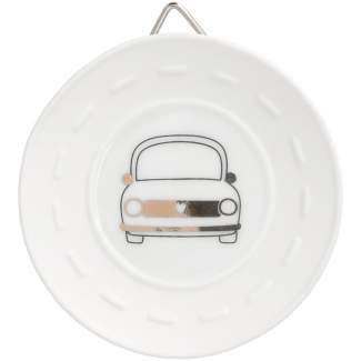 Kleines Wunder. Mini Wandteller "Straße" 