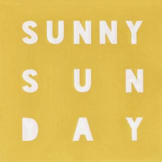 Lunchservietten "Sunny Sunday" 