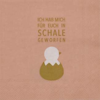 Cocktailserviette "In Schale geworfen" 