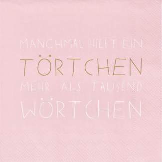 Cocktailservietten "Törtchen" 