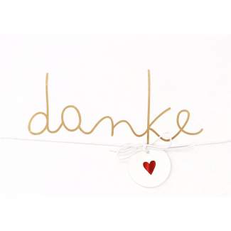 Schleifchenkarte "Danke" 