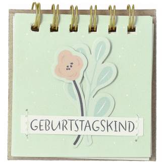 Geburtstag. Kleine Botschaften "Geburtstagskind" 