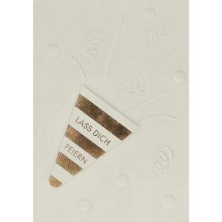 Jubiläumskarte "Lass dich feiern" 