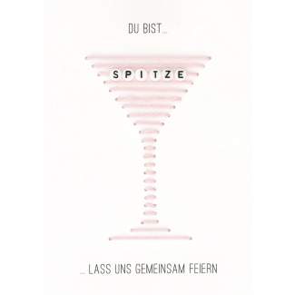 Fadenfreudekarten "Du bist spitze" 