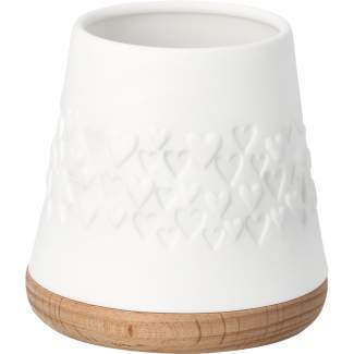 Blütezeit. Poesie Windlicht "Herzen" 