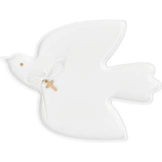 Glaubensfreude. Kleiner Porzellanteller "Taube" 