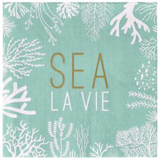 Unterwasserwelt. Lunchserviette "Sea la vie" 