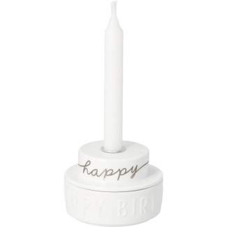 Kleiner Gruß. Lichttörtchen "Happy Happy Birthday" 