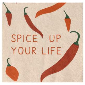 Lunchserviette "Spice up your life" 