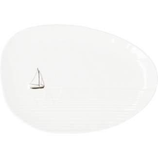 Bildergeschichten Fernweh. Teller "Bis zum Horizont" 