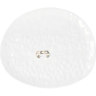 Bildergeschichten Fernweh. Teller "Fahrt ins Grüne" 