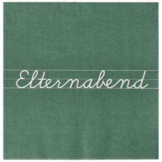 Lunchserviette. "Elternabend" 