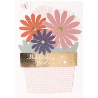 Blumenkarte "Muttertag ist Blütezeit" 