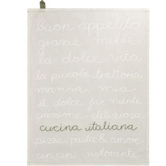 Cucina Italiana. Geschirrtuch "Cucina Italiana" 