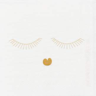 Cocktailservietten "Sonnengruß Goldy" 