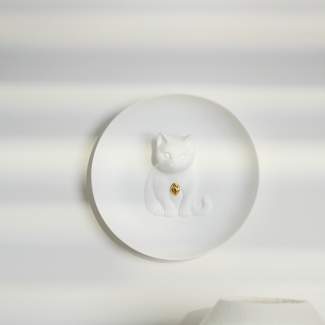 Trevoly. Wandteller "Kätzchen" 