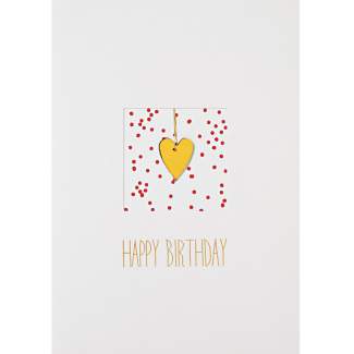 Fensterkarte "Happy Birthday" 