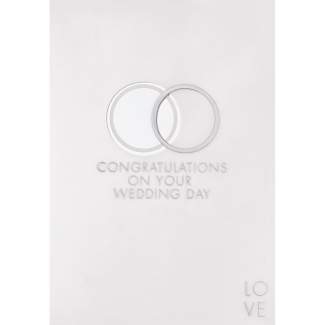 Transparente Hochzeitskarte "Love" 