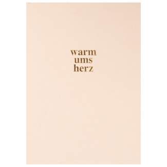 Liebste Postkarte "warm ums herz" 