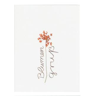 Minikarte "Blumengruß" 