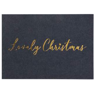 Weihnachtswunschkarte "Lovely Christmas" 