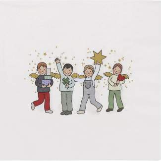 Lunchservietten "Himmlische Brüder..." 