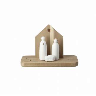 Weihnachtslandschaft. Krippe "22x10x15,5cm" 