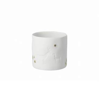 Wintergeschichten. Teelichthalter "Hirsch" 