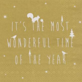 Lunchservietten "It's the most wonde..." 