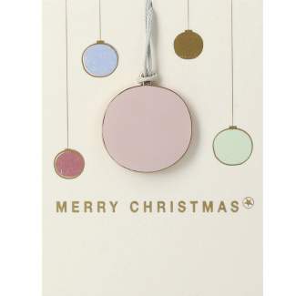 Mini-Ornament Karte "Kugel" 