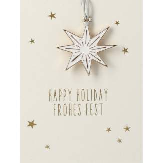 Mini-Ornament Karte "Stern" 