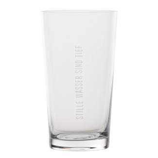 Wasserglas "Stille Wasser" 