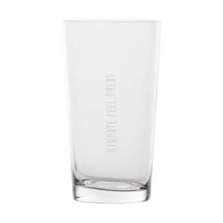 Wasserglas "Hydrate feel great" 