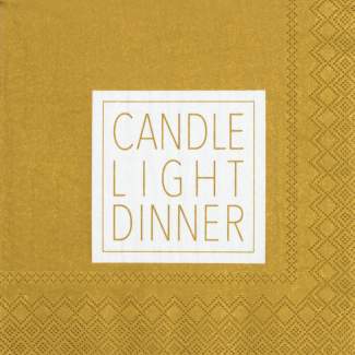 Servietten "Candlelight dinner" 