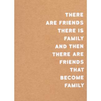 Freundschaftskarte "There are friends" 