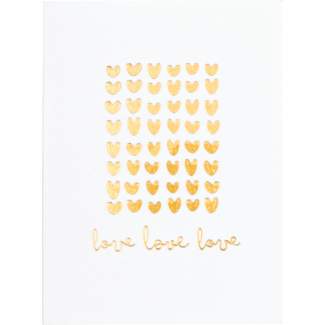 Minikarten "Love Love Love" 