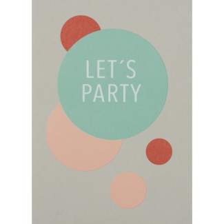 Gemeinsam Karte "Let's party" 