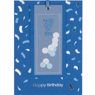 Lesezeichenkarte "Happy Birthday" 