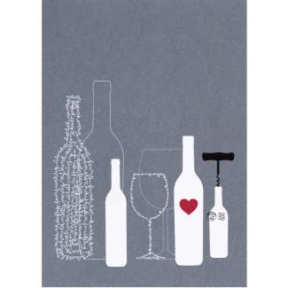 Weinkarte "Flaschen" 