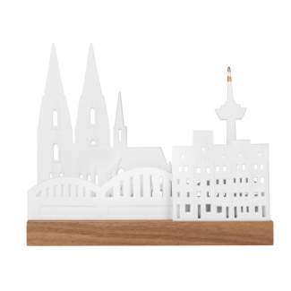 Lichtobjekt. Stadtsilhouette "Köln" 