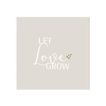 Cocktailservietten "Let Love grow" 