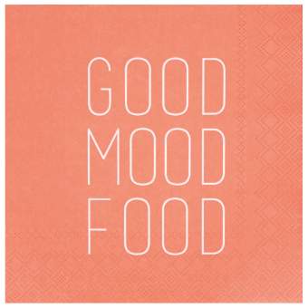Servietten "Good mood food" 