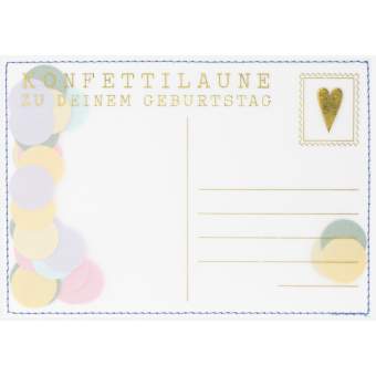 Konfettipost "Konfettilaune" 