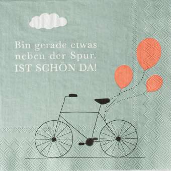 Lunchservietten "Bin gerade etwas..." 