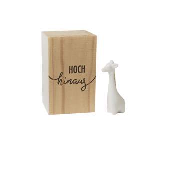 Glückskästchen "Giraffe - Hoch hinaus" 